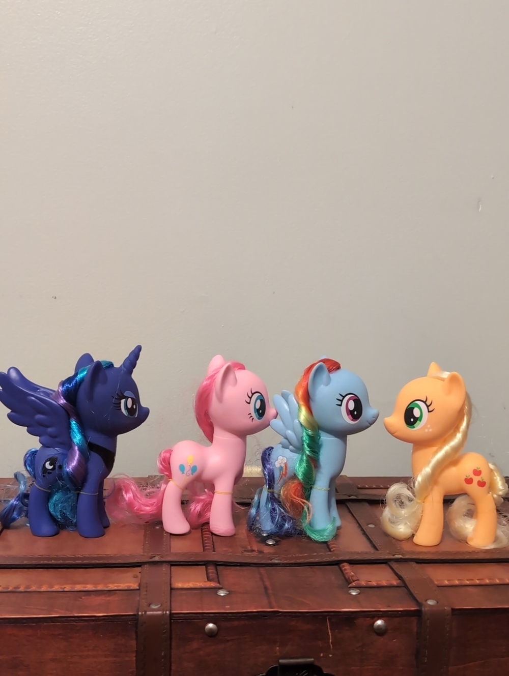 My Little Pony Figure Set - Purple, Pink, Light Blue, Orange